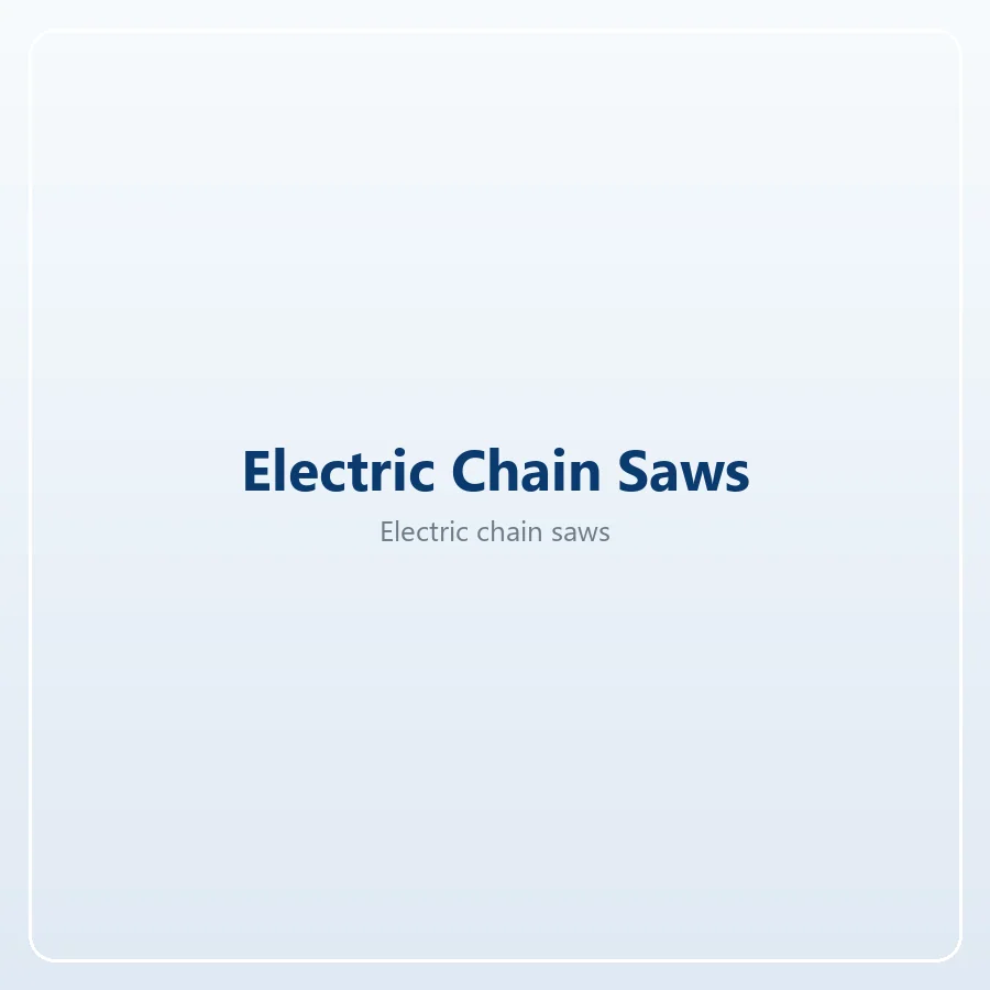 Corded electric chain saws for firewood and palm trimming