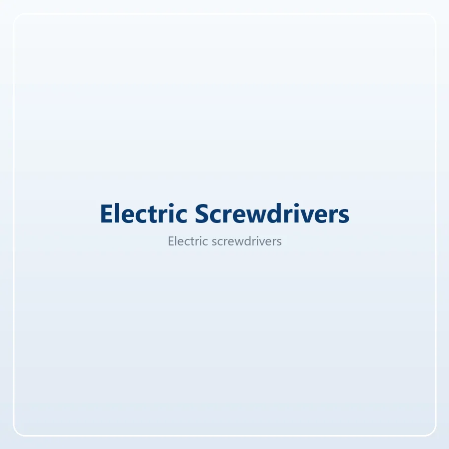 Rechargeable electric screwdrivers and 3.6 V precision sets