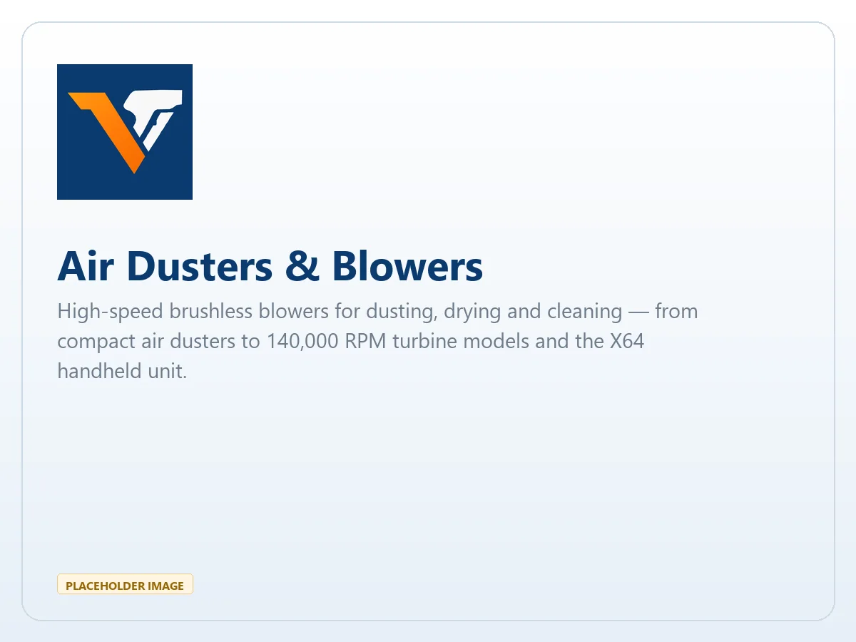 Air Dusters & Blowers — Air dusters & blowers range from Vorton Tools